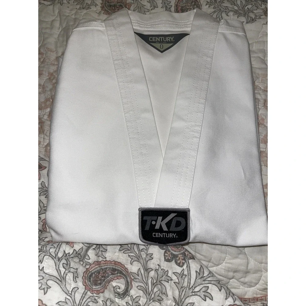 Century Student Jacket Only, Top Gi Uniform White size 0 - Child 6-8